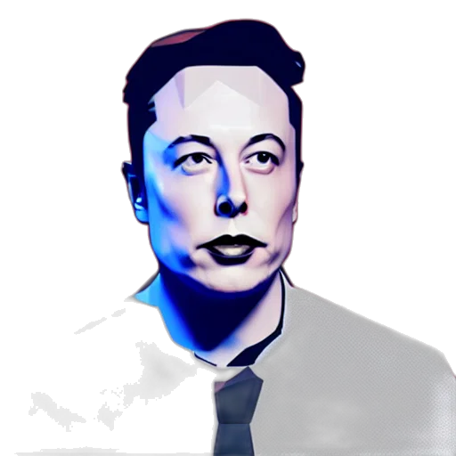robot, face, cartoon, comic book art, pixel art, photorealistic, outer space, blue transparent PNG cut-out