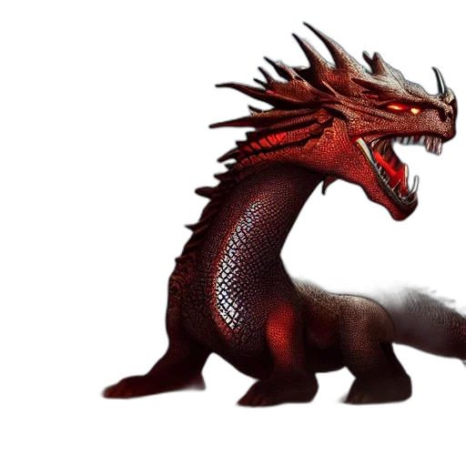 dragon, creature, animal, concept art, fantasy art, 3d render, pixel art, hyper transparent PNG cut-out