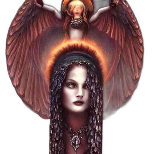 jewelry, staff, crown, fantasy art, concept art, photorealistic, pixel art, goddess transparent PNG cut-out