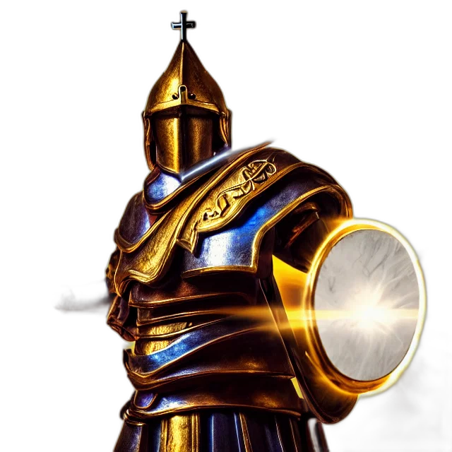 sword, weapon, staff, robot, concept art, fantasy art, 3d render, golden transparent PNG cut-out