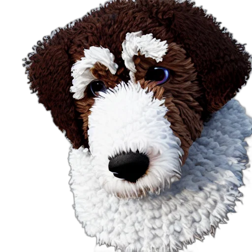 staff, animal, face, photorealistic, pixel art, 3d render, cartoon, closeup transparent PNG cut-out