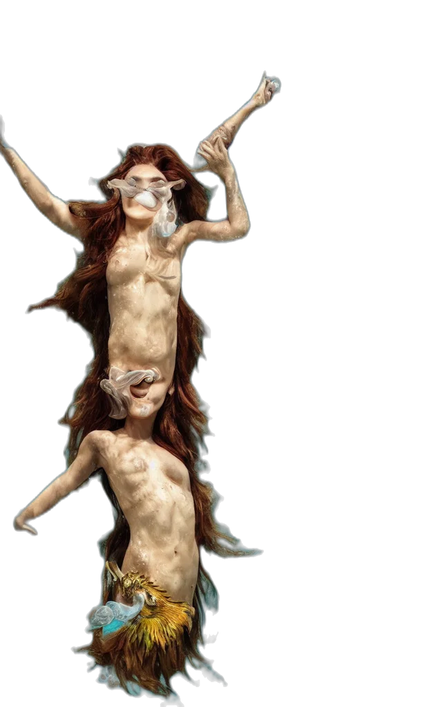 creature, concept art, 3d render, fantasy art transparent PNG cut-out