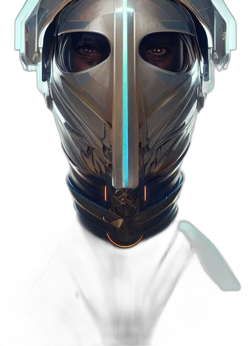 mask, robot, face, weapon transparent PNG cut-out