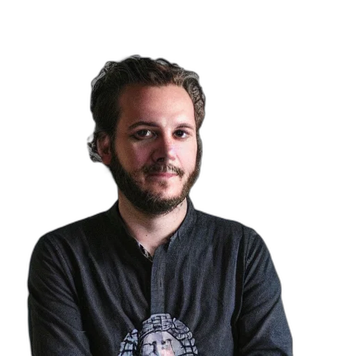 staff, face, jacket, hair transparent PNG cut-out