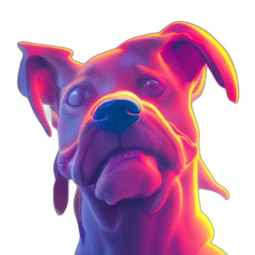 animal, face, creature, staff, photorealistic, 3d render, watercolor, concept art transparent PNG cut-out