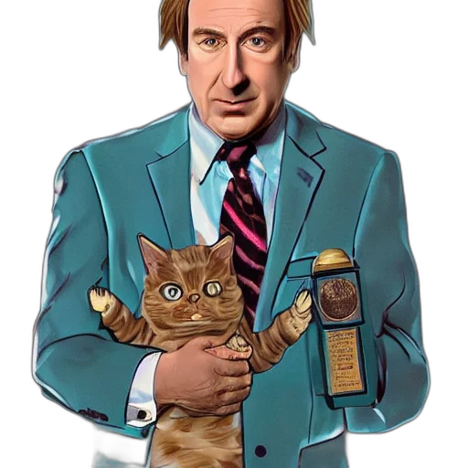 animal, staff, cartoon, comic book art transparent PNG cut-out