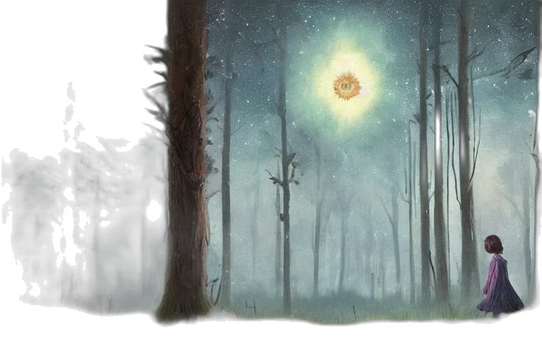 concept art, fantasy art, watercolor, photorealistic transparent PNG cut-out