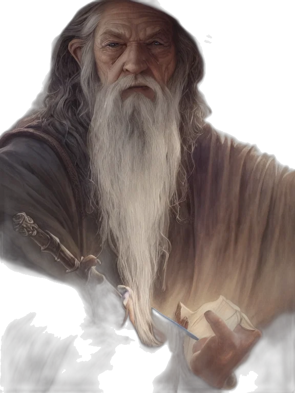 face, sword, staff, dragon, fantasy art, photorealistic, concept art, oil painting transparent PNG cut-out