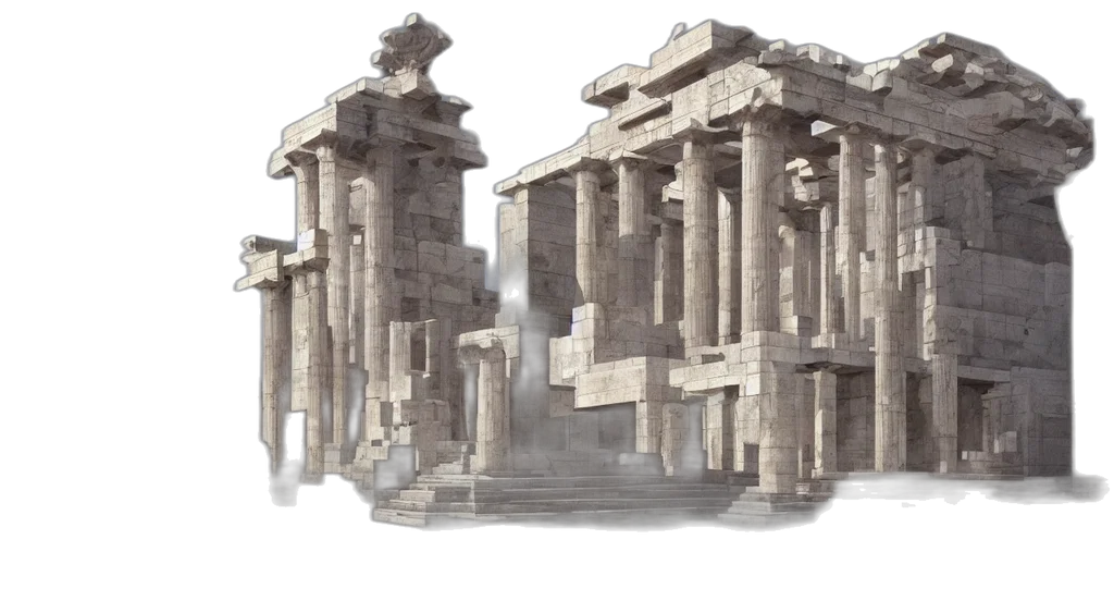 building, 3d render, concept art, photorealistic transparent PNG cut-out