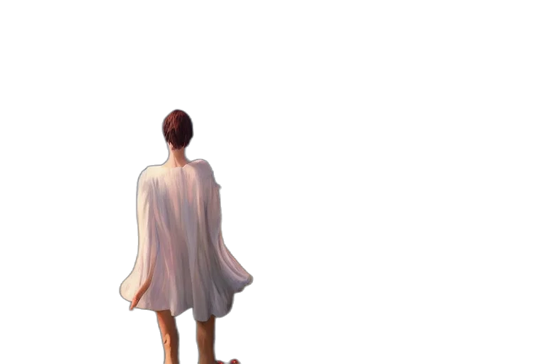 dress, jacket, staff, robot, pixel art, concept art, 3d render, photorealistic transparent PNG cut-out