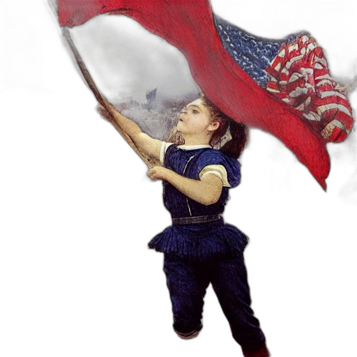 umbrella, weapon, staff, girl transparent PNG cut-out