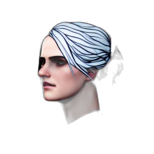 hat, face, crown, mask, concept art, 3d render, cyberpunk, photorealistic transparent PNG cut-out