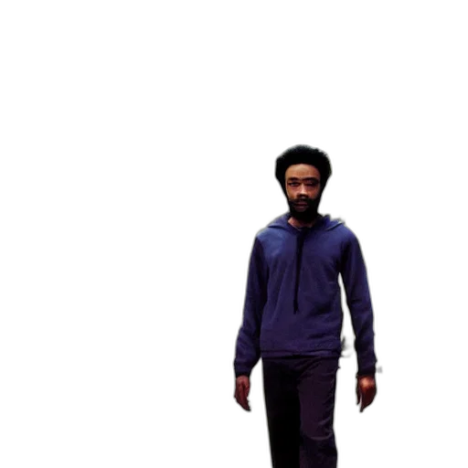 jacket, staff, creature, hair transparent PNG cut-out