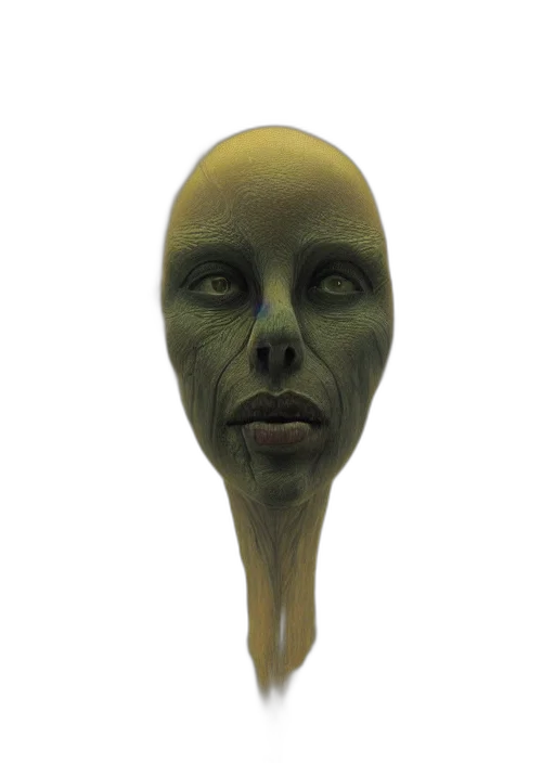 mask, face, staff, creature transparent PNG cut-out