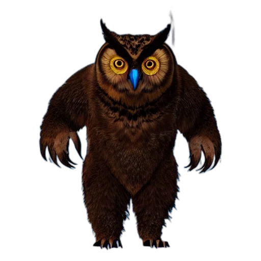 creature, animal, staff, mask transparent PNG cut-out