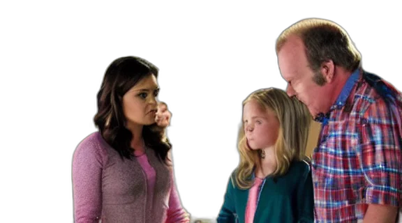 snow, scene, modern, family transparent PNG cut-out