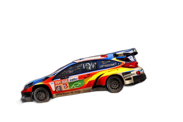 car, wrc, rally, stylized transparent PNG cut-out