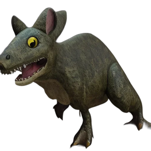 creature, animal, dragon, staff transparent PNG cut-out