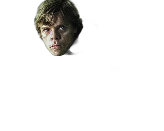 face, mask, staff, creature transparent PNG cut-out