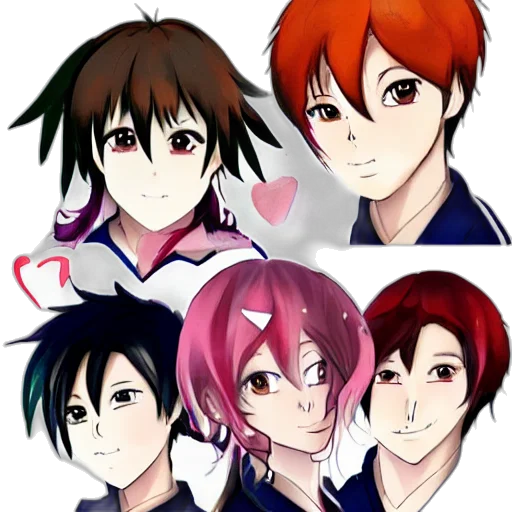 anime, cartoon, concept art, pixel art transparent PNG cut-out