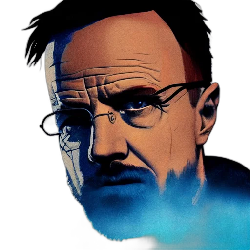 face, staff, mask, creature, comic book art, cartoon, concept art, photorealistic transparent PNG cut-out