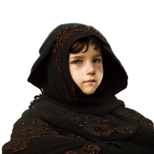 dress, jacket, face, crown, photorealistic, 3d render, concept art, oil painting transparent PNG cut-out
