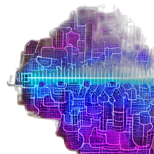 robot, crown, face, hat, cyberpunk, vaporwave, concept art, pixel art transparent PNG cut-out