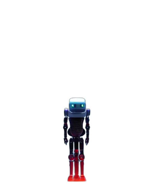 robot, creature, staff, animal transparent PNG cut-out