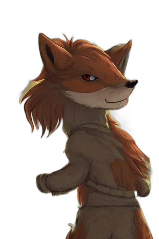 staff, jacket, animal, creature transparent PNG cut-out