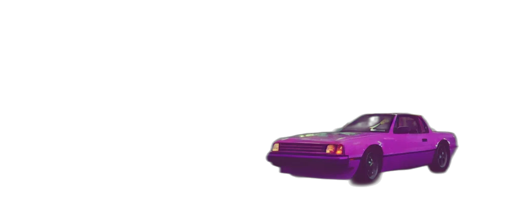 car, weapon, robot, shoes, vaporwave, concept art, 3d render, pixel art transparent PNG cut-out