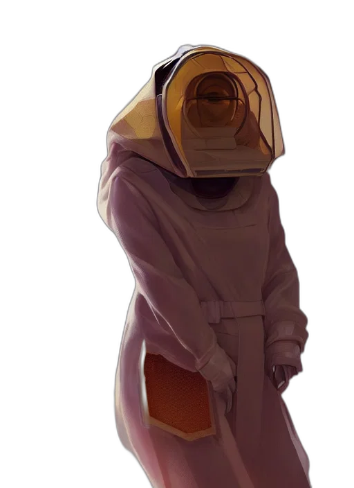 jacket, robot, mask, dress transparent PNG cut-out