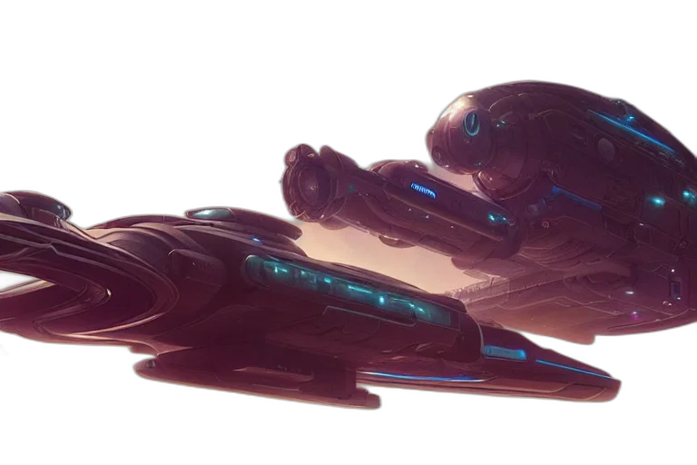shoes, robot, weapon, car, concept art, 3d render, cyberpunk, photorealistic transparent PNG cut-out