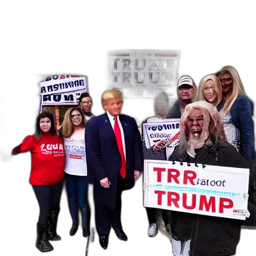 staff, anti, vaxxers, pose, donald, trump, dictionary, zoo transparent PNG cut-out