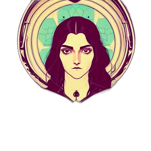 jewelry, face, pixel art, fantasy art transparent PNG cut-out