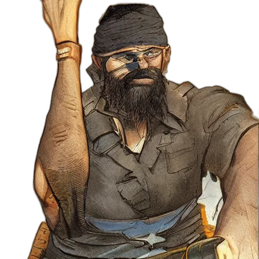 staff, weapon, hat, face, concept art, pixel art, comic book art, cartoon transparent PNG cut-out