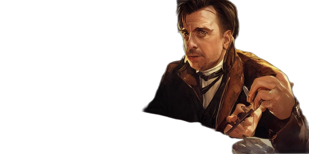 jacket, face, photorealistic, concept art transparent PNG cut-out