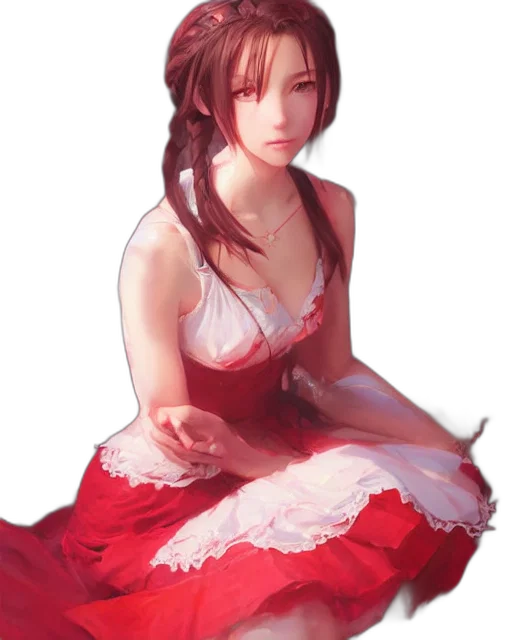 dress, oil painting, fantasy art, photorealistic transparent PNG cut-out
