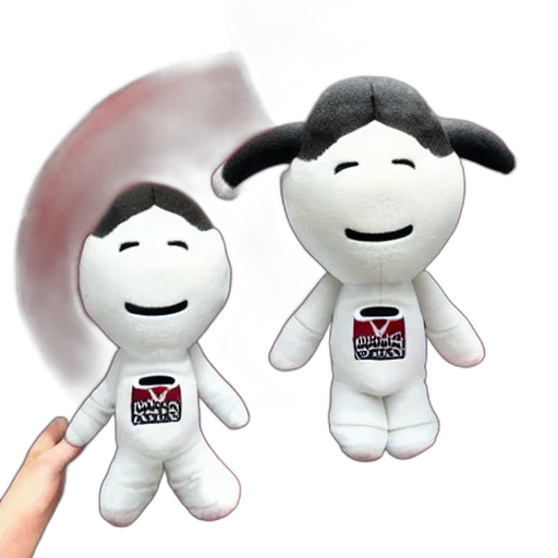 3d render, elon, musk, plushie, toy transparent PNG cut-out