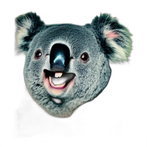 animal, mask, creature, face, photorealistic, 3d render, concept art, polaroid transparent PNG cut-out