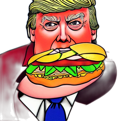 food, animal, cartoon, pixel art, concept art, photorealistic, close, portrait transparent PNG cut-out