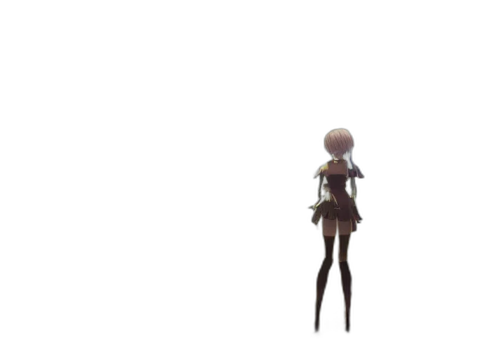 robot, creature, dress, staff transparent PNG cut-out