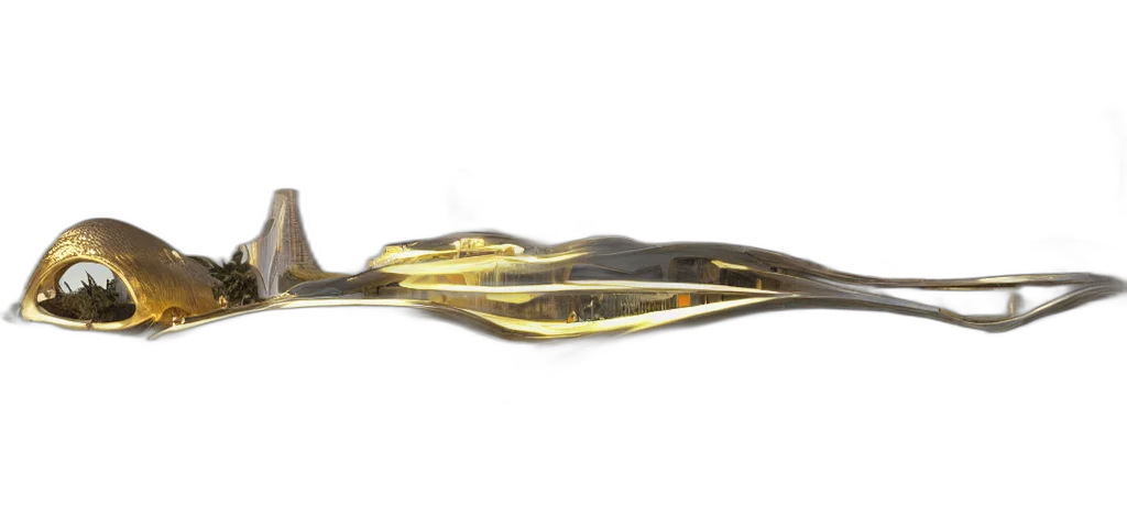 jewelry, weapon, sword, staff, 3d render, photorealistic, concept art, golden transparent PNG cut-out