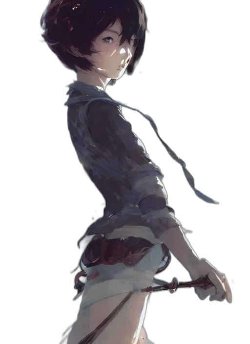 jacket, staff, weapon, sword transparent PNG cut-out