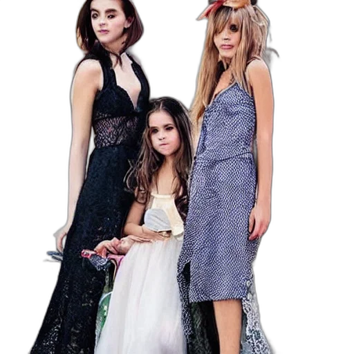 dress, dark, monochrome, beautiful, girls transparent PNG cut-out