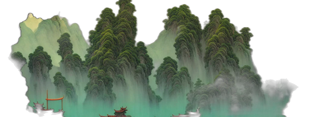 dragon, tree, sword, concept art, fantasy art, 3d render, photorealistic, fog transparent PNG cut-out