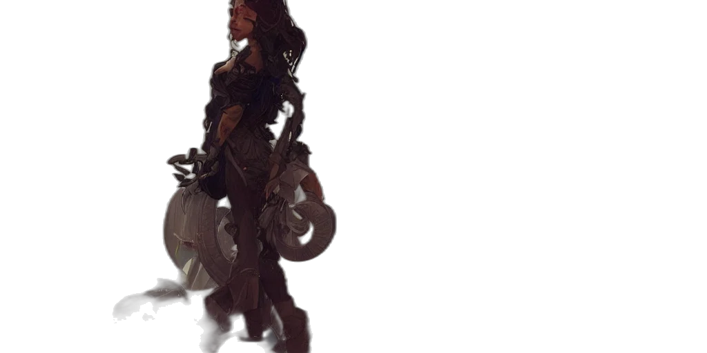 concept art, photorealistic, 3d render, comic book art transparent PNG cut-out