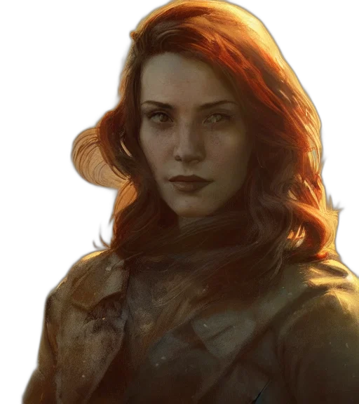 face, jacket, crown, staff transparent PNG cut-out