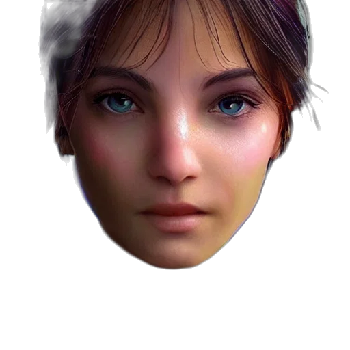 face, mask, robot, creature transparent PNG cut-out