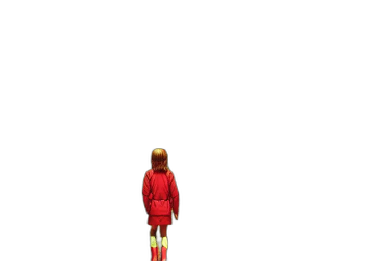 jacket, robot, dress, creature, pixel art, 3d render, concept art, comic book art transparent PNG cut-out