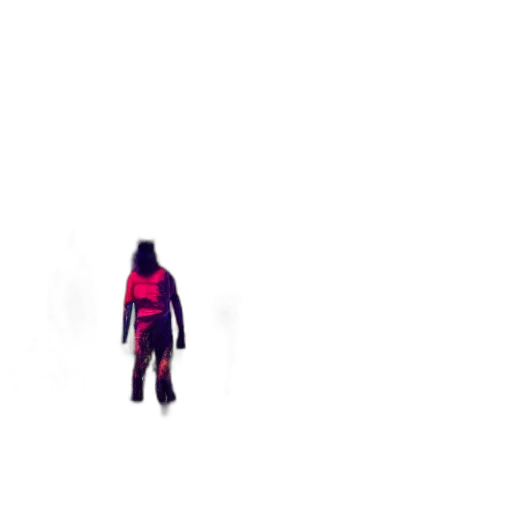 jacket, robot, creature, hat, pixel art, 3d render, concept art, cyberpunk transparent PNG cut-out
